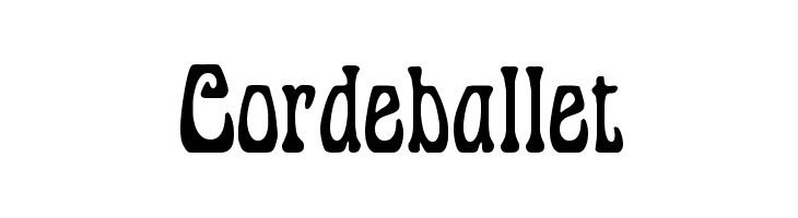 Cordeballet  免费字体下载