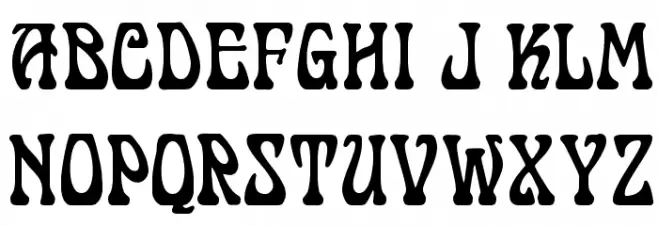 Cordeballet Шрифта ВЕРХНИЙ