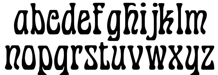 Cordeballet Font LOWERCASE