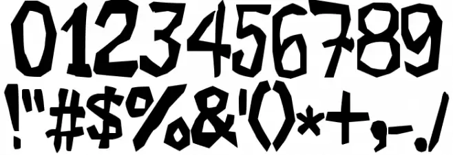 Cordel Capitao Galdino Font OTHER CHARS