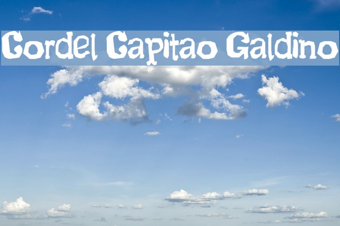 Cordel Capitao Galdino Example 3