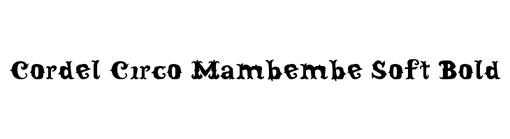 Cordel Circo Mambembe Soft Bold Font