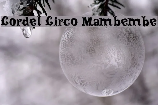 Cordel Circo Mambembe Example 1