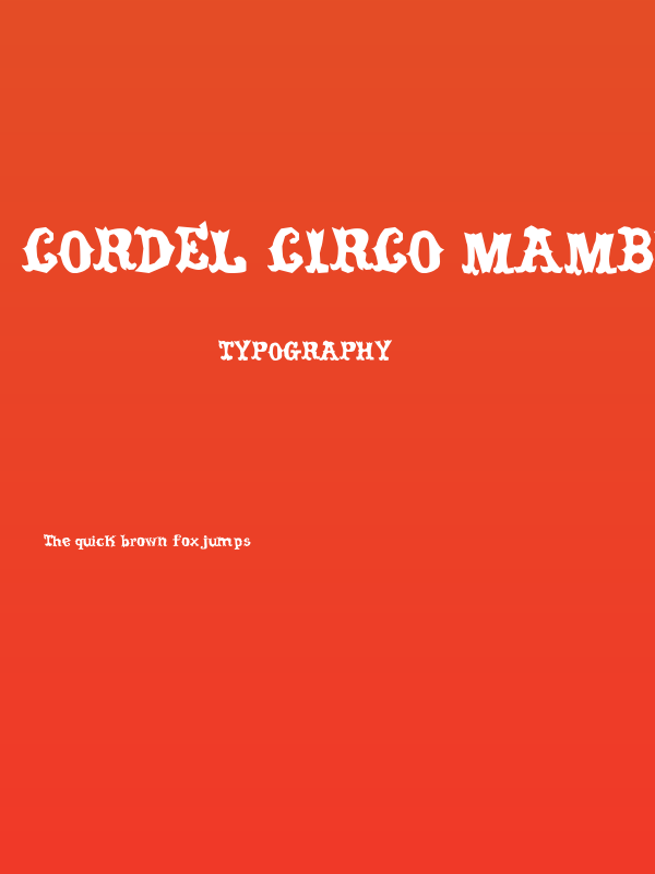 Cordel Circo Mambembe Poster