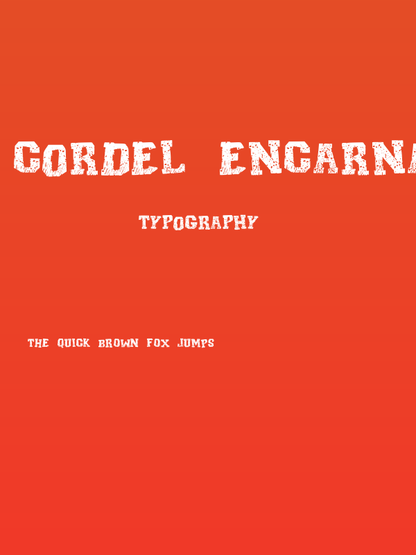 Cordel Encarnado Poster