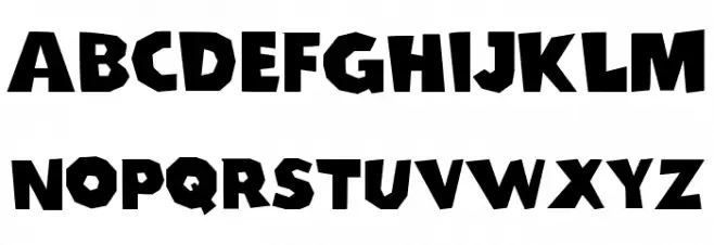 Cordel Groteska Bold Font Litere mari