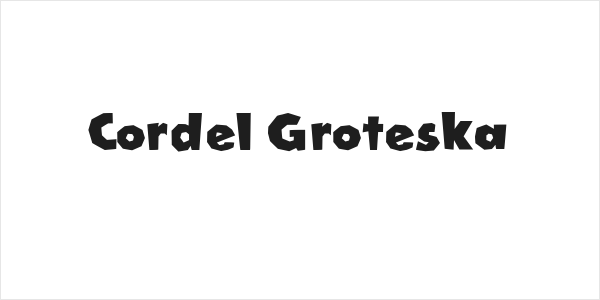 Cordel Groteska Logo