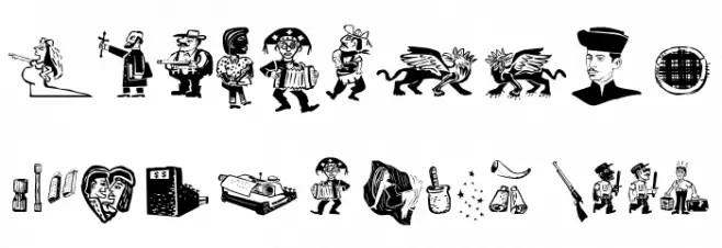 Cordel Junina Font OTHER CHARS