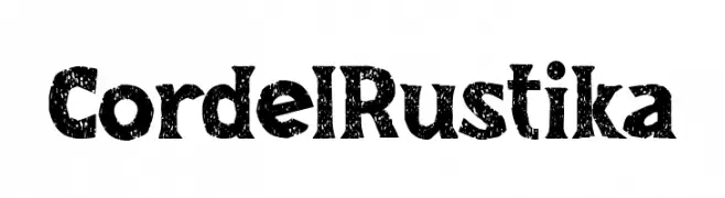 Cordel Rustika  Frei Schriftart Herunterladen
