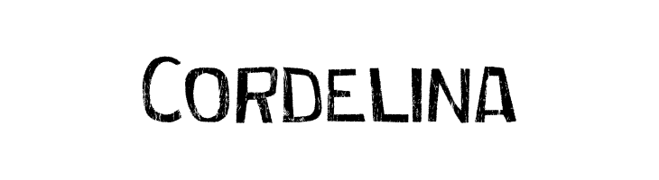Cordelina  font caratteri gratis