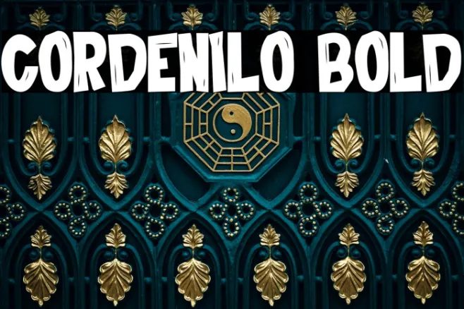 Cordenilo Bold Example 3