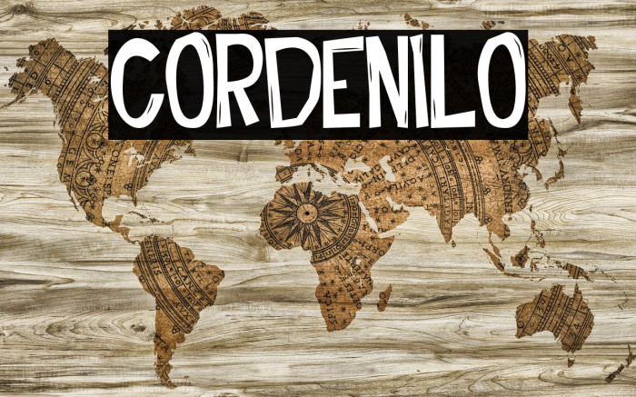 Cordenilo Caratteri examples