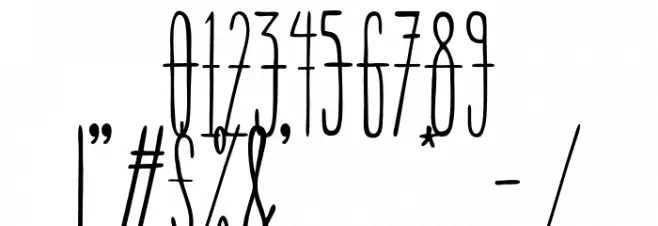 Corder Regular Font OTHER CHARS