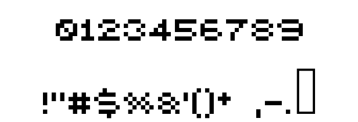 Cordova Font OTHER CHARS