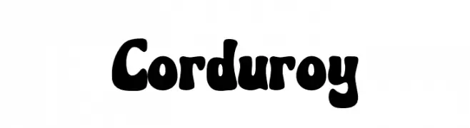 Corduroy  Frei Schriftart Herunterladen