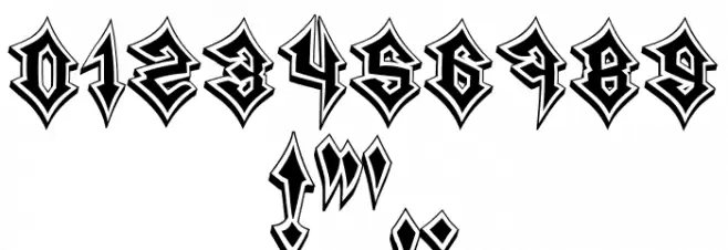 Core Regular Font OTHER CHARS