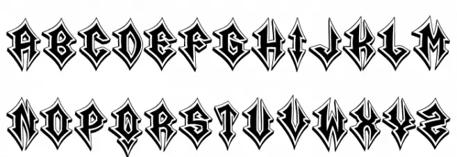 Core Regular Schriftart Groß