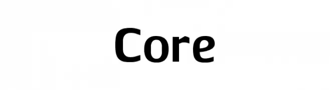 Core  baixar fontes gratis