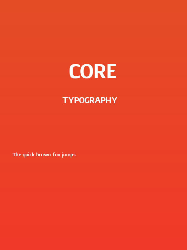 Core Poster