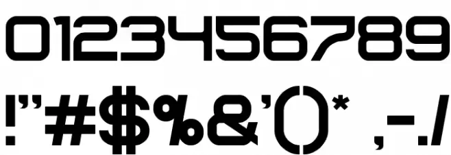 CorelDraw Font OTHER CHARS
