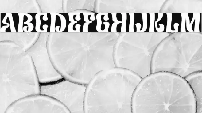 Corela Schriftart examples