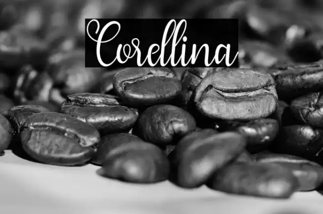 Corellina Font examples