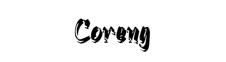Coreng  Frei Schriftart Herunterladen