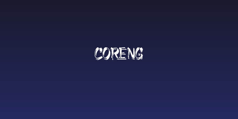 Coreng Social Header