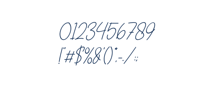 Coretta Italic Other Characters