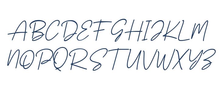 Coretta Italic Uppercase