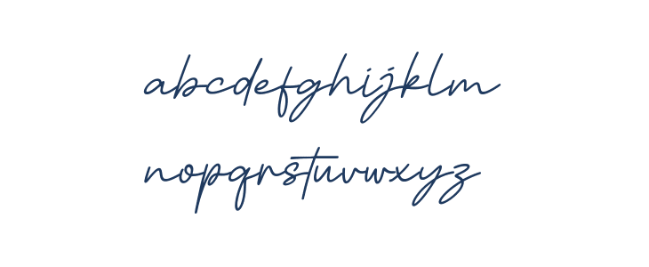 Coretta Italic Lowercase
