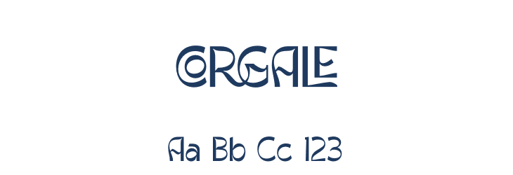 Corgale Font Preview