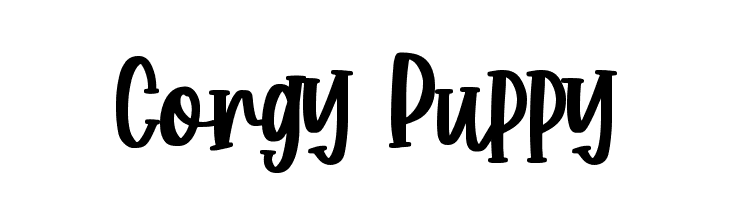 Corgy Puppy  les polices de caractères gratuit tlcharger