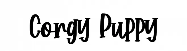 Corgy Puppy  Frei Schriftart Herunterladen