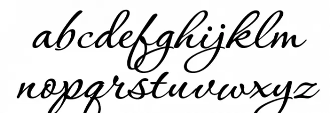 Corinthia Bold Font Litere mici