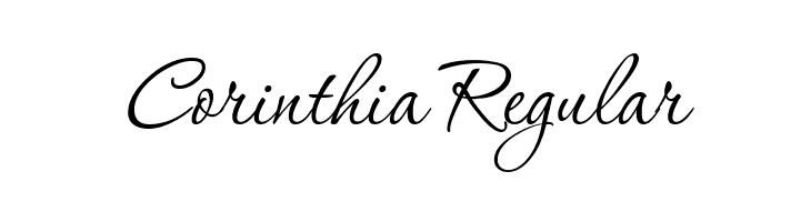 Corinthia Regular  Descarca Fonturi Gratis