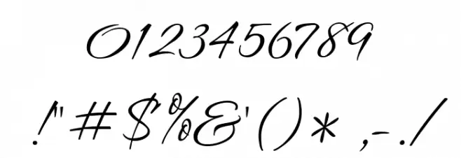 Corinthia Regular Font Alte caractere