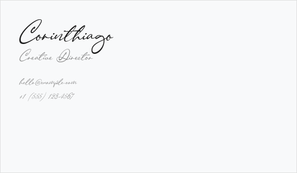 Corinthiago Business Card