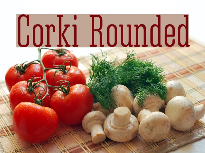 Corki Rounded Font examples