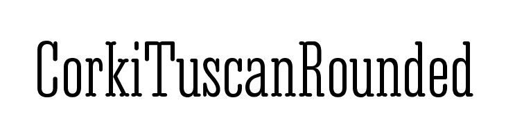 Corki Tuscan Rounded  Frei Schriftart Herunterladen