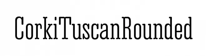Corki Tuscan Rounded  नि: शुल्क फ़ॉन्ट्स डाउनलोड