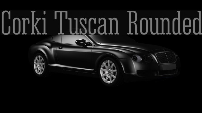 Corki Tuscan Rounded Font examples