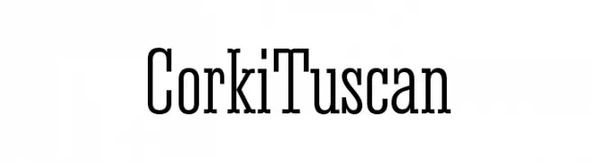 Corki Tuscan  Frei Schriftart Herunterladen