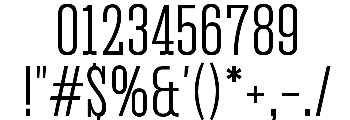 Corki Tuscan Font OTHER CHARS