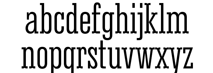Corki Tuscan Font LOWERCASE