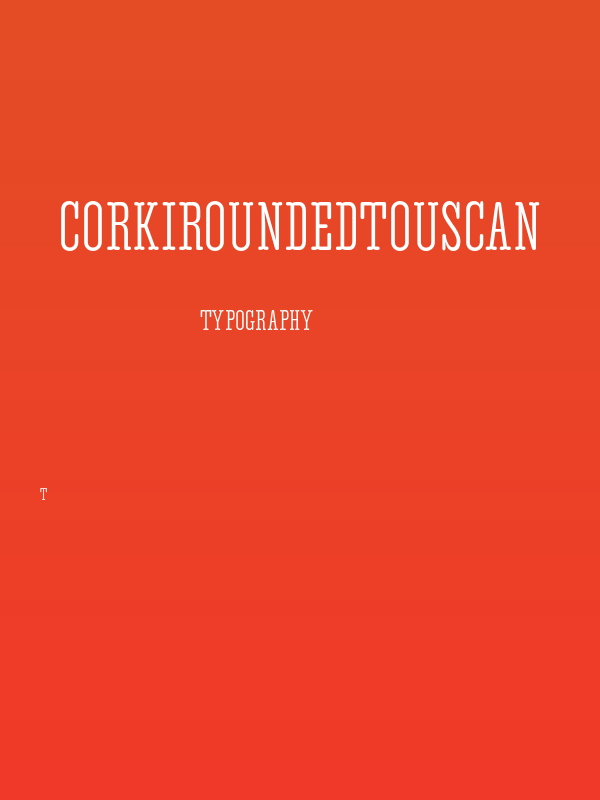 CorkiRoundedTouscan Poster