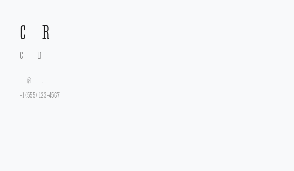 CorkiRounded Business Card