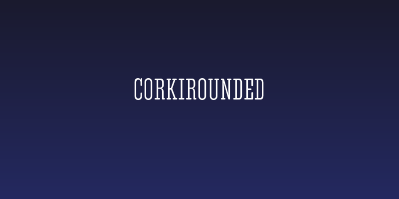 CorkiRounded Social Header
