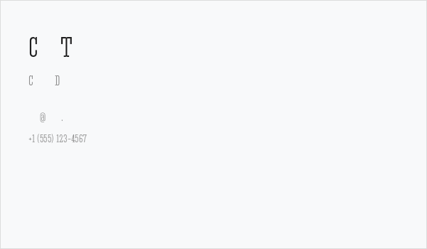 CorkiTuscan Business Card