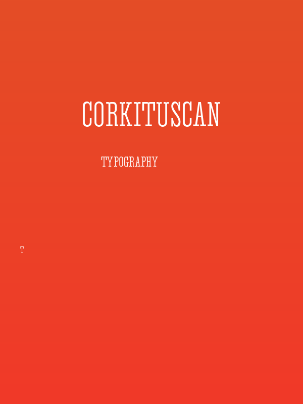 CorkiTuscan Poster